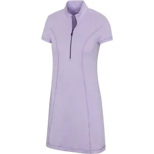 New Greg Norman Elodie Short Sleeve Zip Golf Dress - Lavender Mist MSP$99 Smart and Chic Fall Fashion