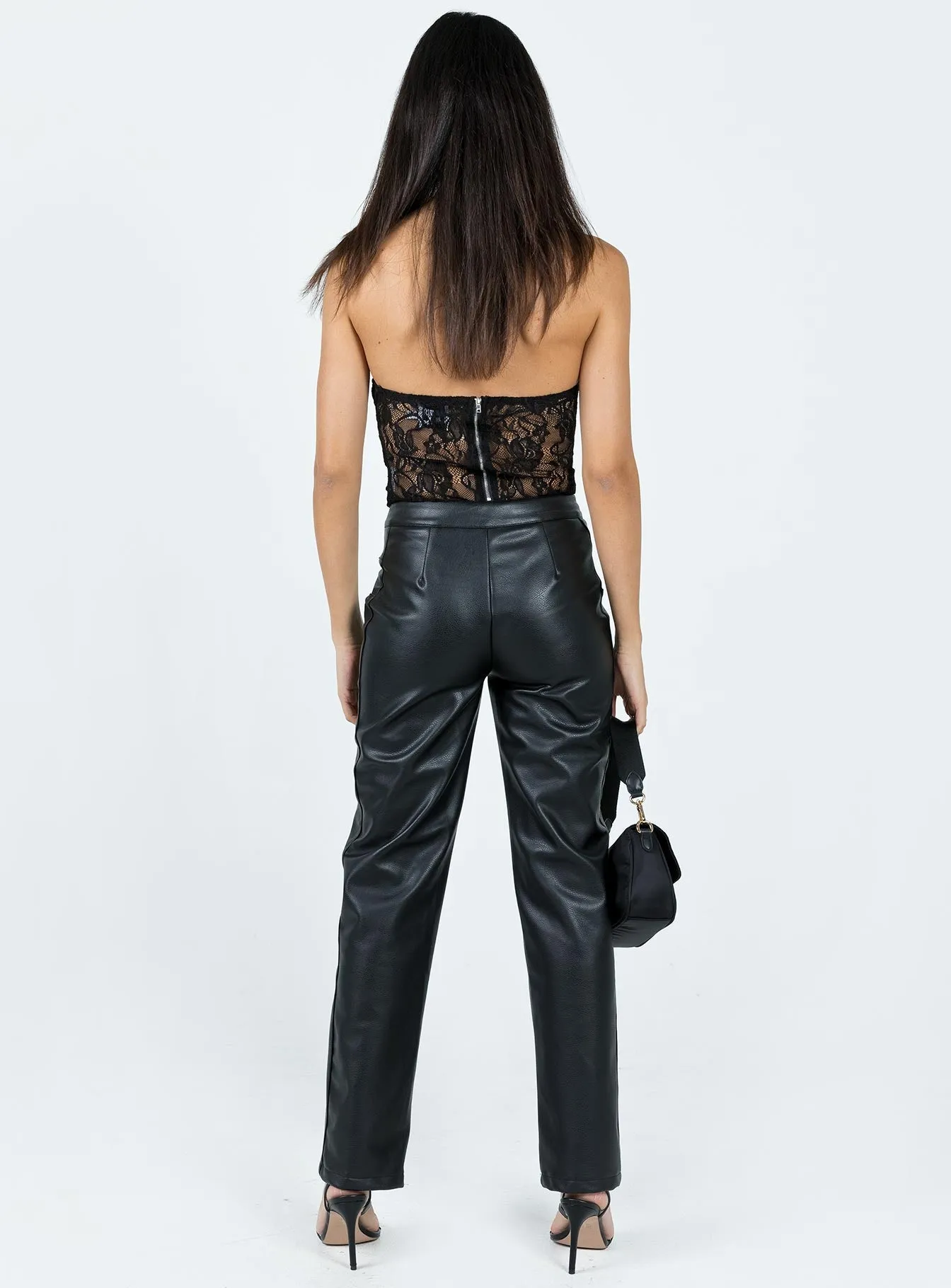 Clipper PU Pants Black Workwear