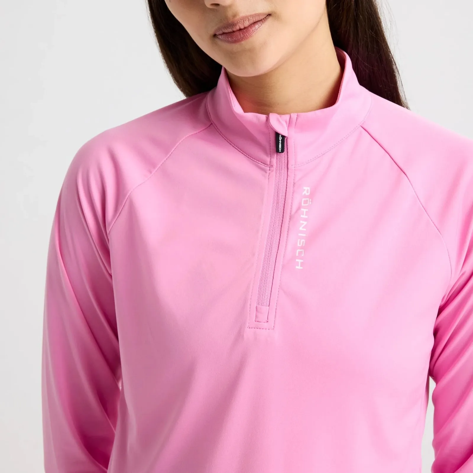 Versatile Dress Timeless Dress Rohnisch Women's Addy Long Sleeve Golf Shirt - Fuchsia Pink