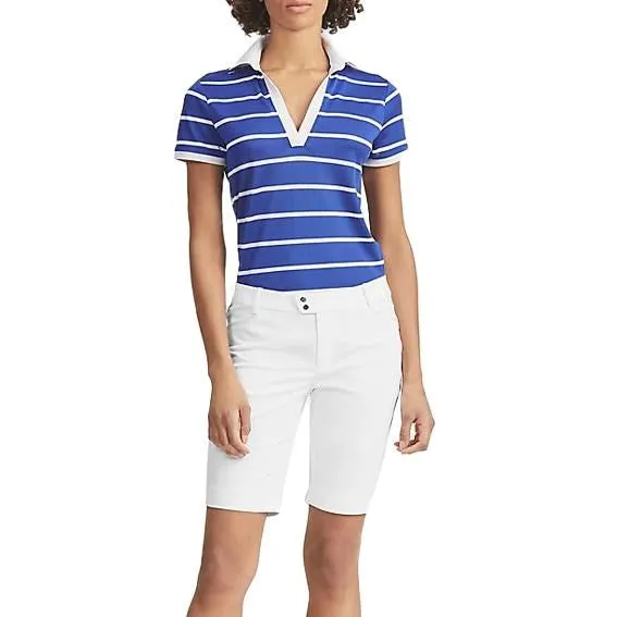 RLX Ralph Lauren Women's Par Golf Shorts  - Pure White CrossBackStructure City Soul