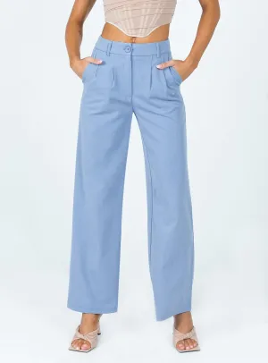 Archer Pants Blue Day Adventure Comfy Design