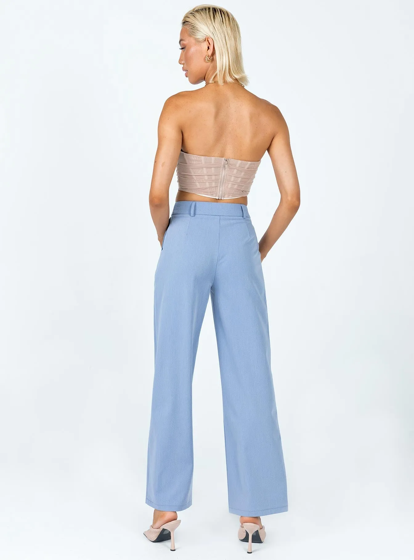 Archer Pants Blue Stain Resistant Comfy Wearable