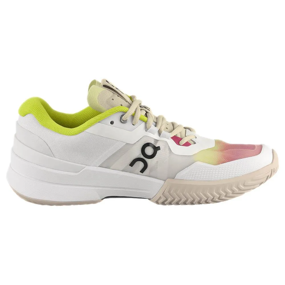 Sports Trainers Vegan materials On Women's THE ROGER Pro 2 - White/Lime
