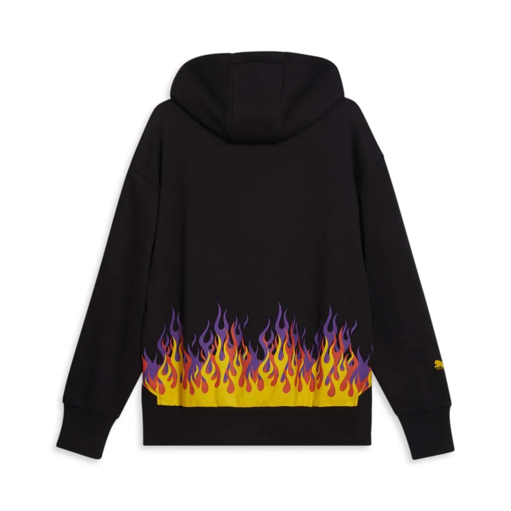 Shiny Finish Stewie Fire Pullover Hoodie