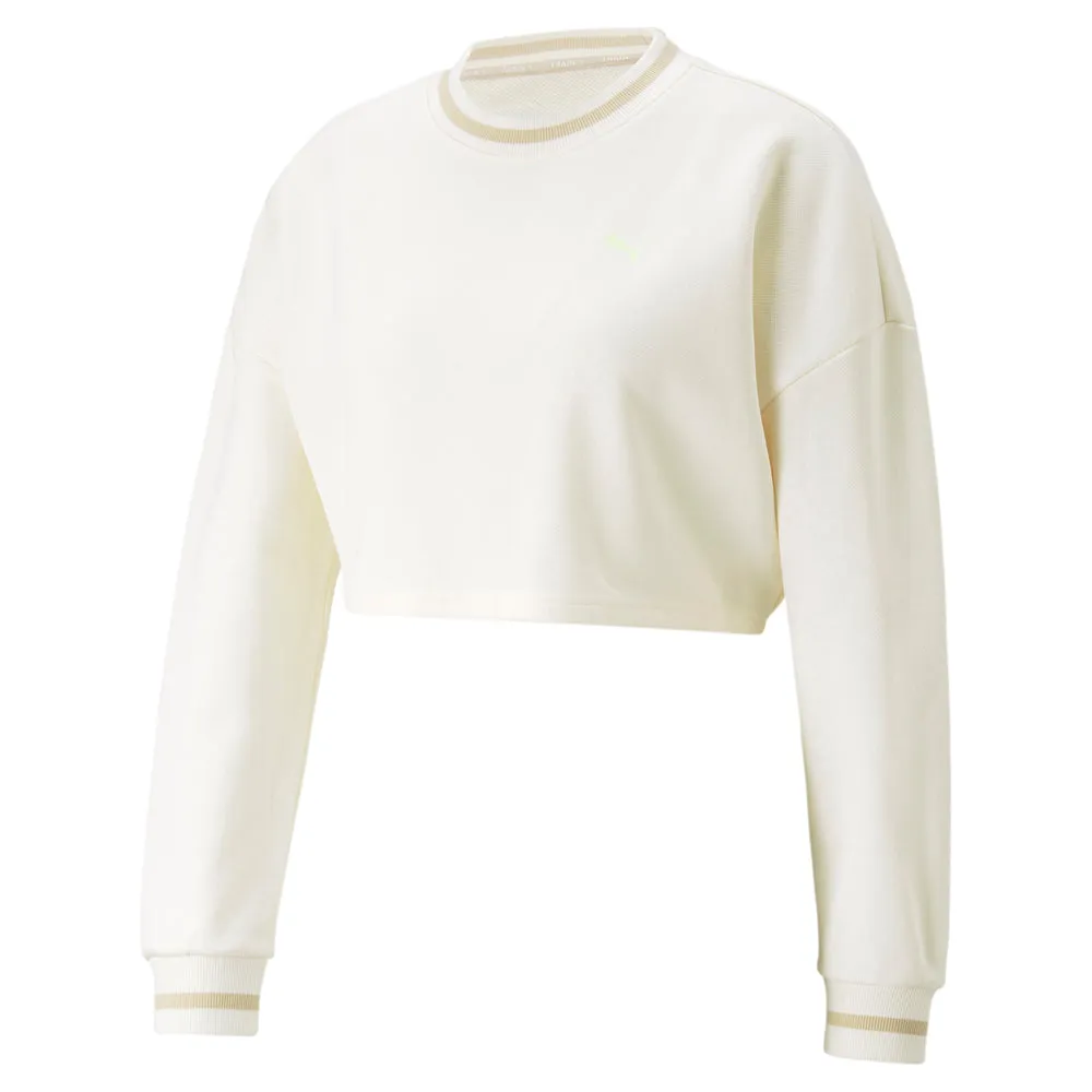 Mass produced OA Cropped Crew Neck Sweatshirt