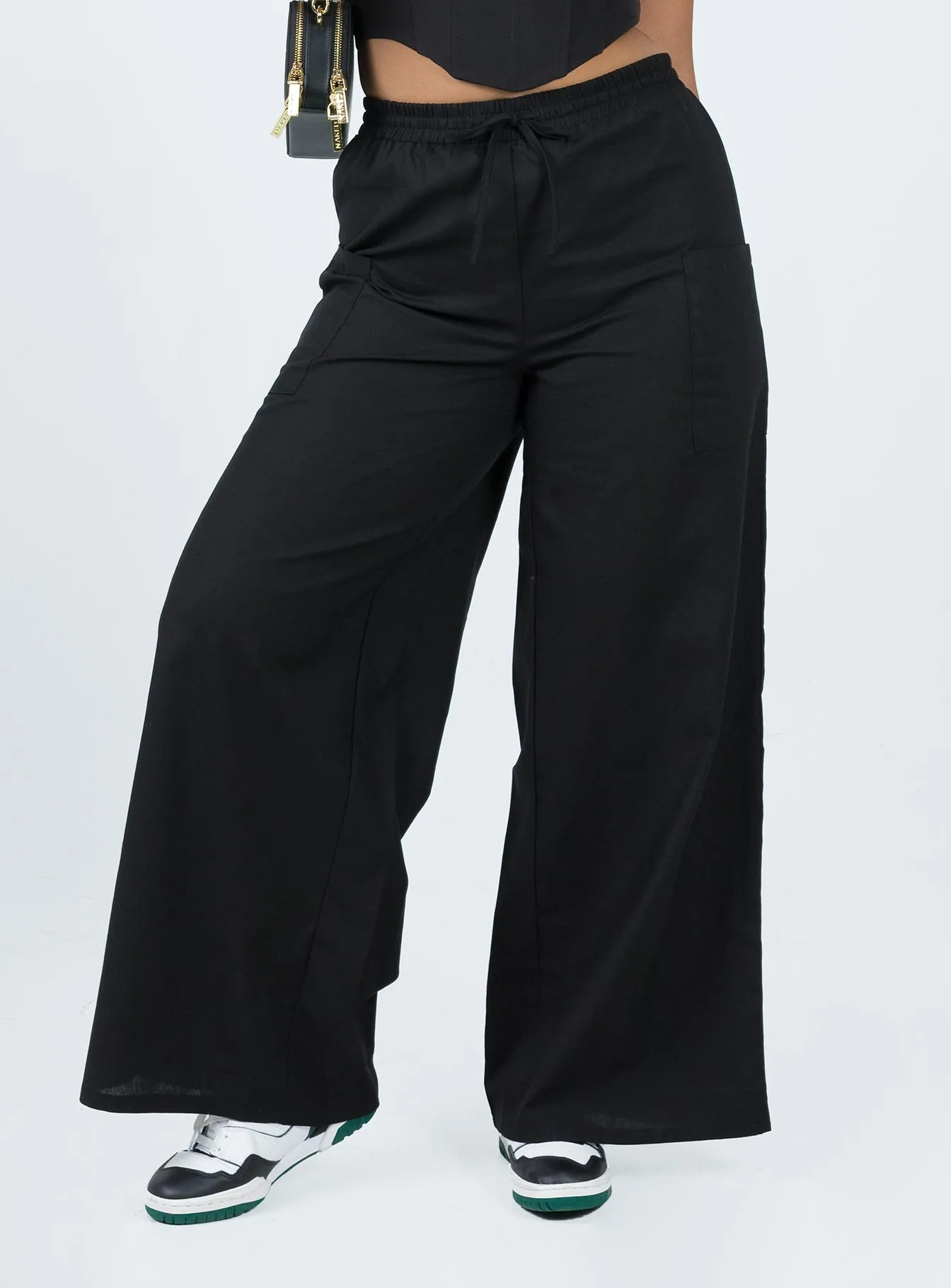 Brunie Pants Black Comfy All-Day Casual Comfort Layers