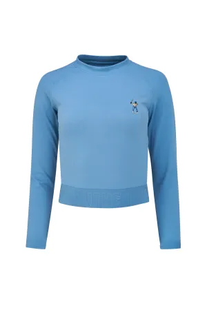 Riviera Women's L/S Banded Cropped Tee Cool and casual Bold and Comfortable