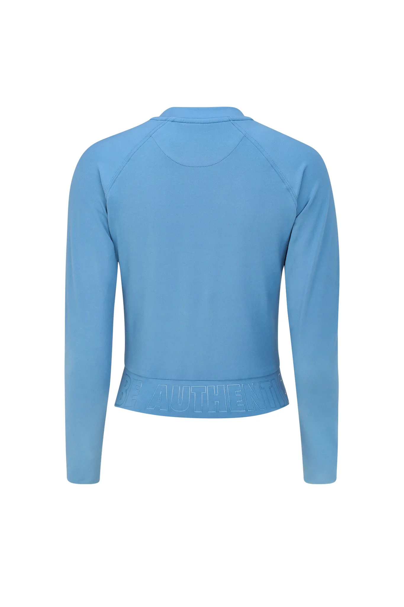 RibbedNeckBanding Riviera Women's L/S Banded Cropped Tee