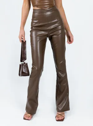 Vivene Pants Brown Quick Adjust Fit