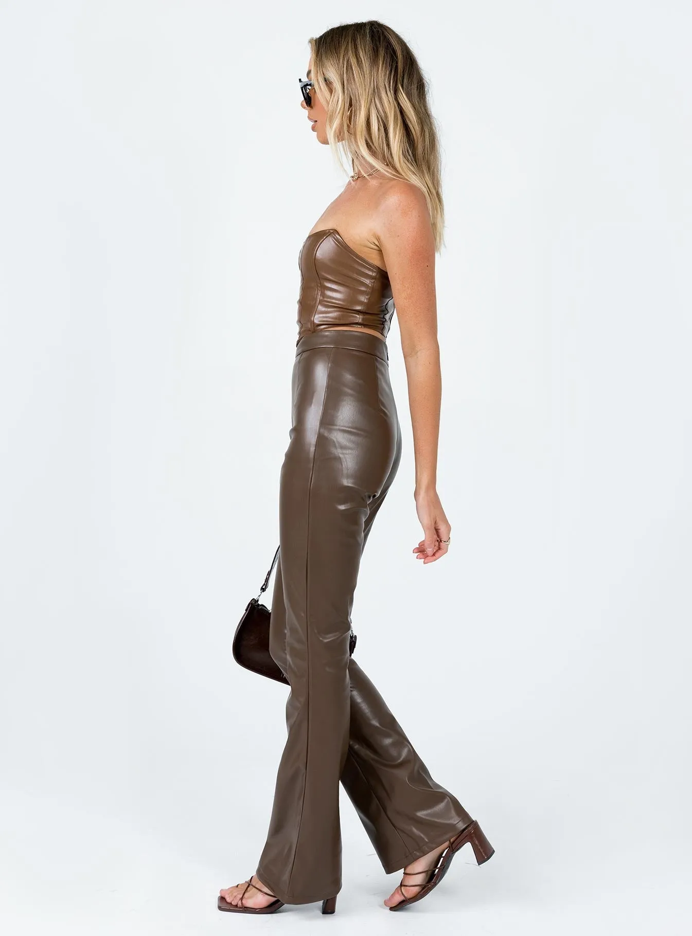 Vivene Pants Brown Flexible Use