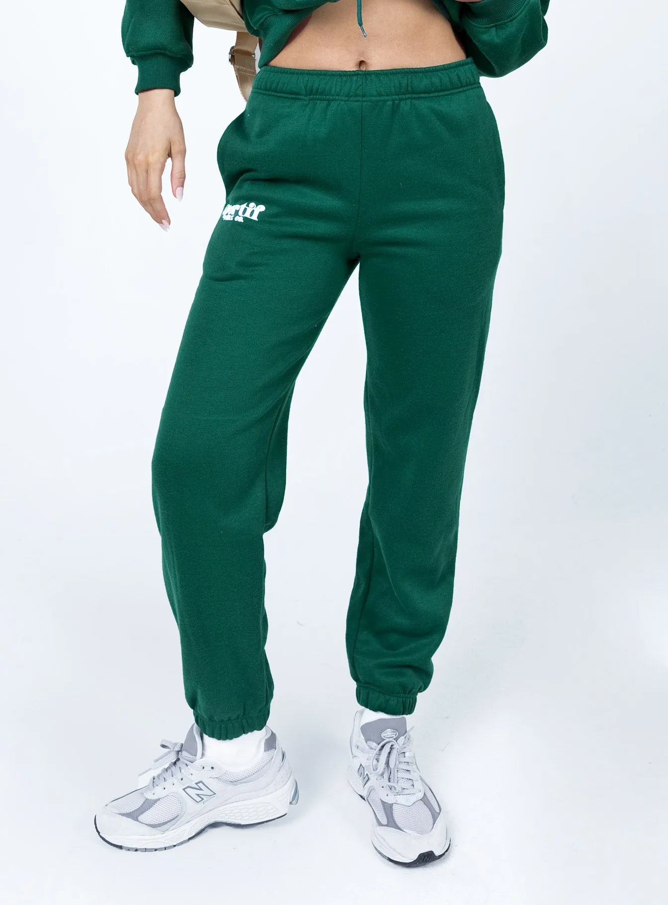WindResistantMaterial Pheonix Track Pants Green