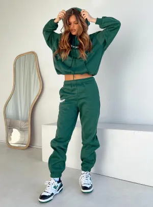 Pheonix Track Pants Green Timeless Layers