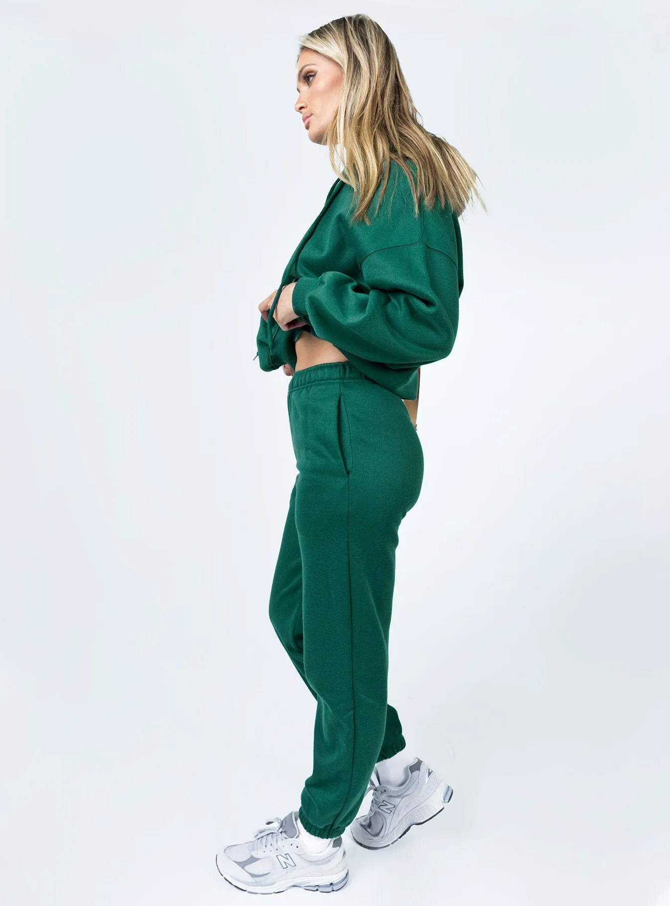 Pheonix Track Pants Green Cozy Wear Work Comfort
