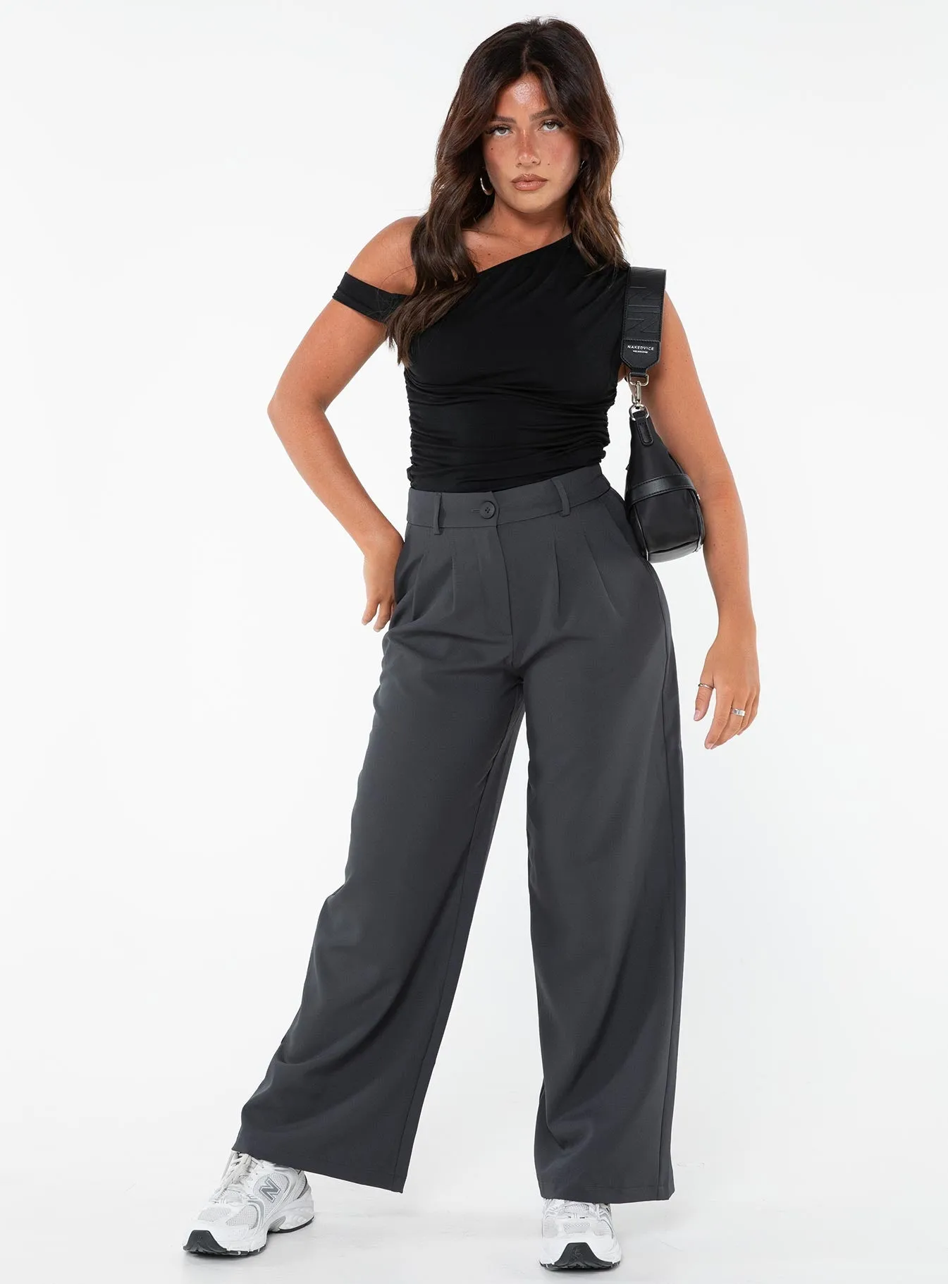 Archer Pants Slate Petite Body Ready