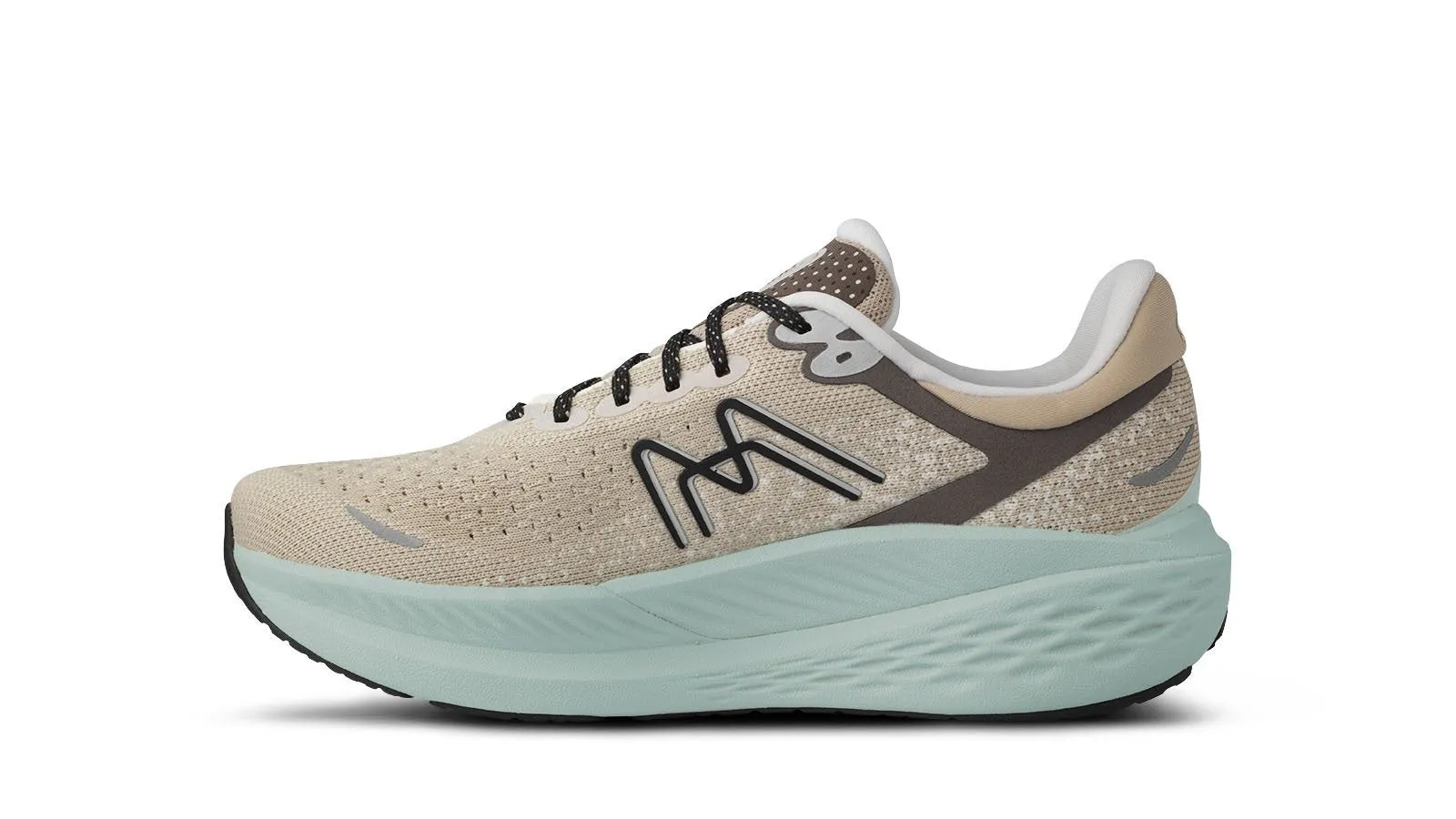 Pure Black Anti Odor Treatment WOMEN'S MESTARI RUN 1.5 - DOESKIN / PALE AQUA
