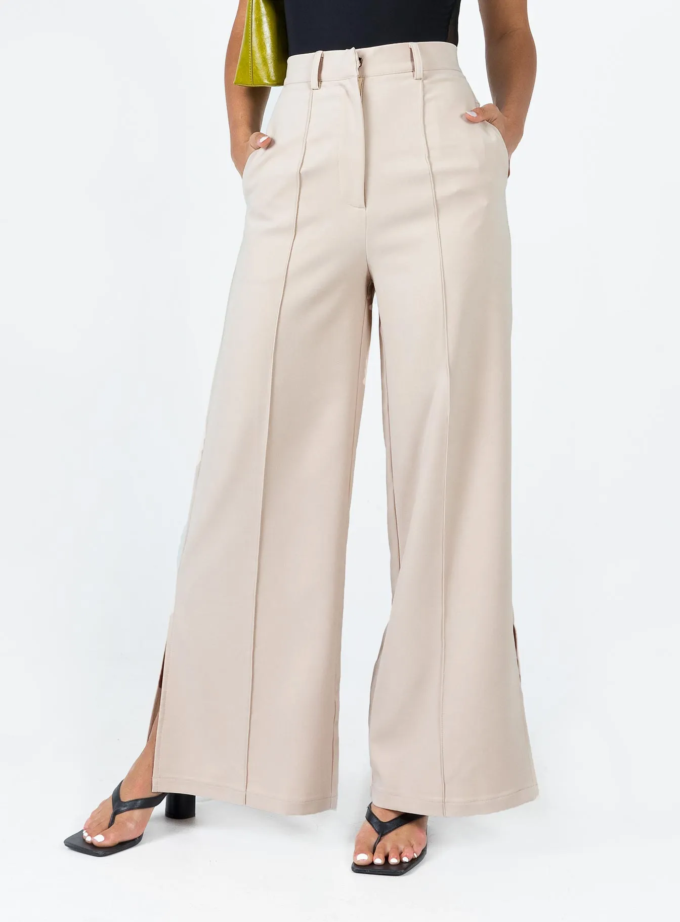 Cooling Fabric Multi Pocket System Esmay Pants Cream