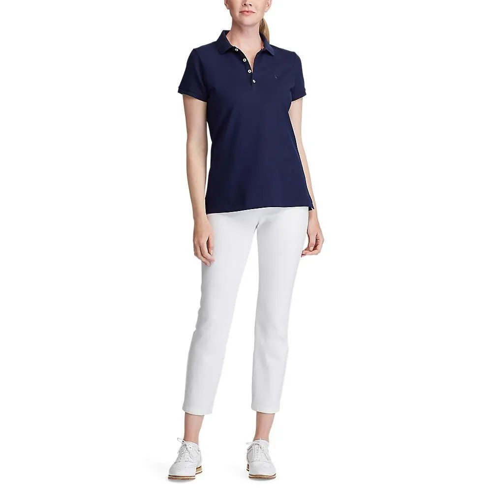 Picnic Fun Polo Golf Ralph Lauren Women's Tailored Fit Polo Shirt - French Navy