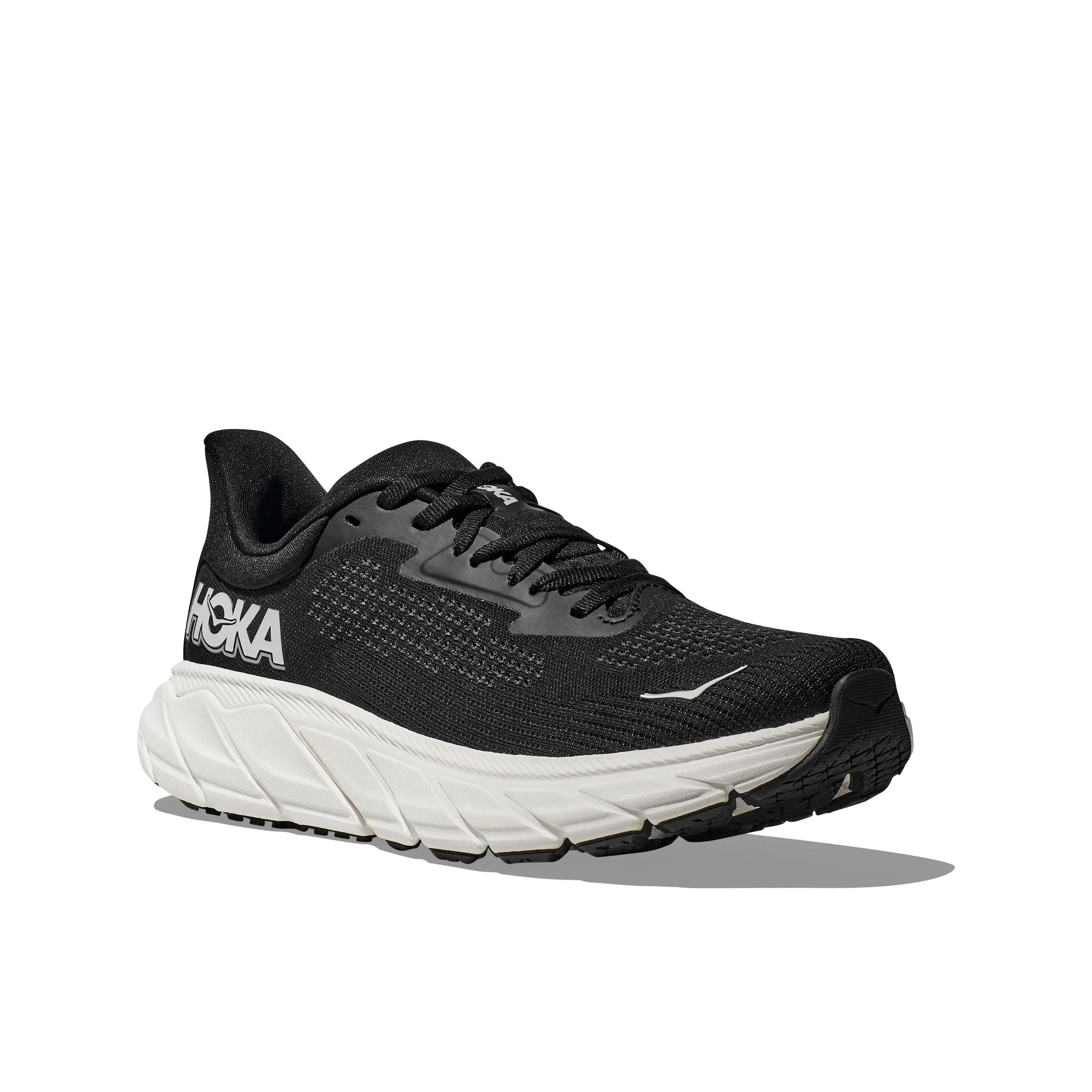 Breathable knit geometric patterns Hoka One One Women's Arahi 7 Wide Running Shoe