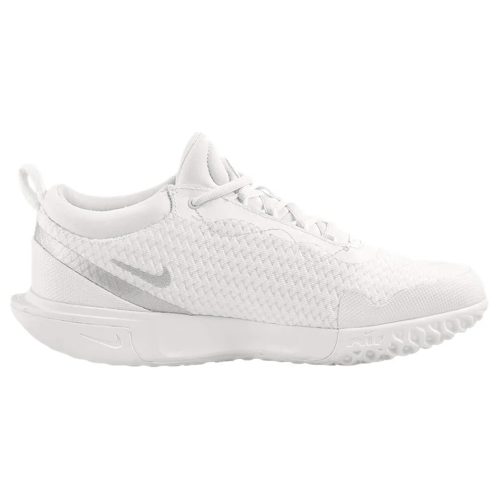 Court Eco Friendly Cushioning Nike Women's Court Zoom Pro - White/Metallic Silver