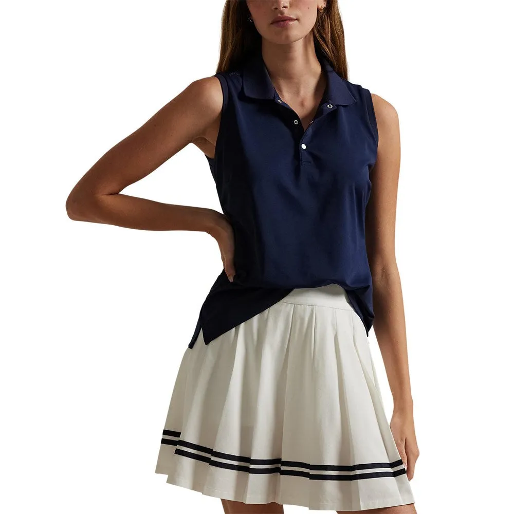 Mountain Cool RLX Ralph Lauren Women's Sleeveless Tour Performance Polo Shirt - Navy