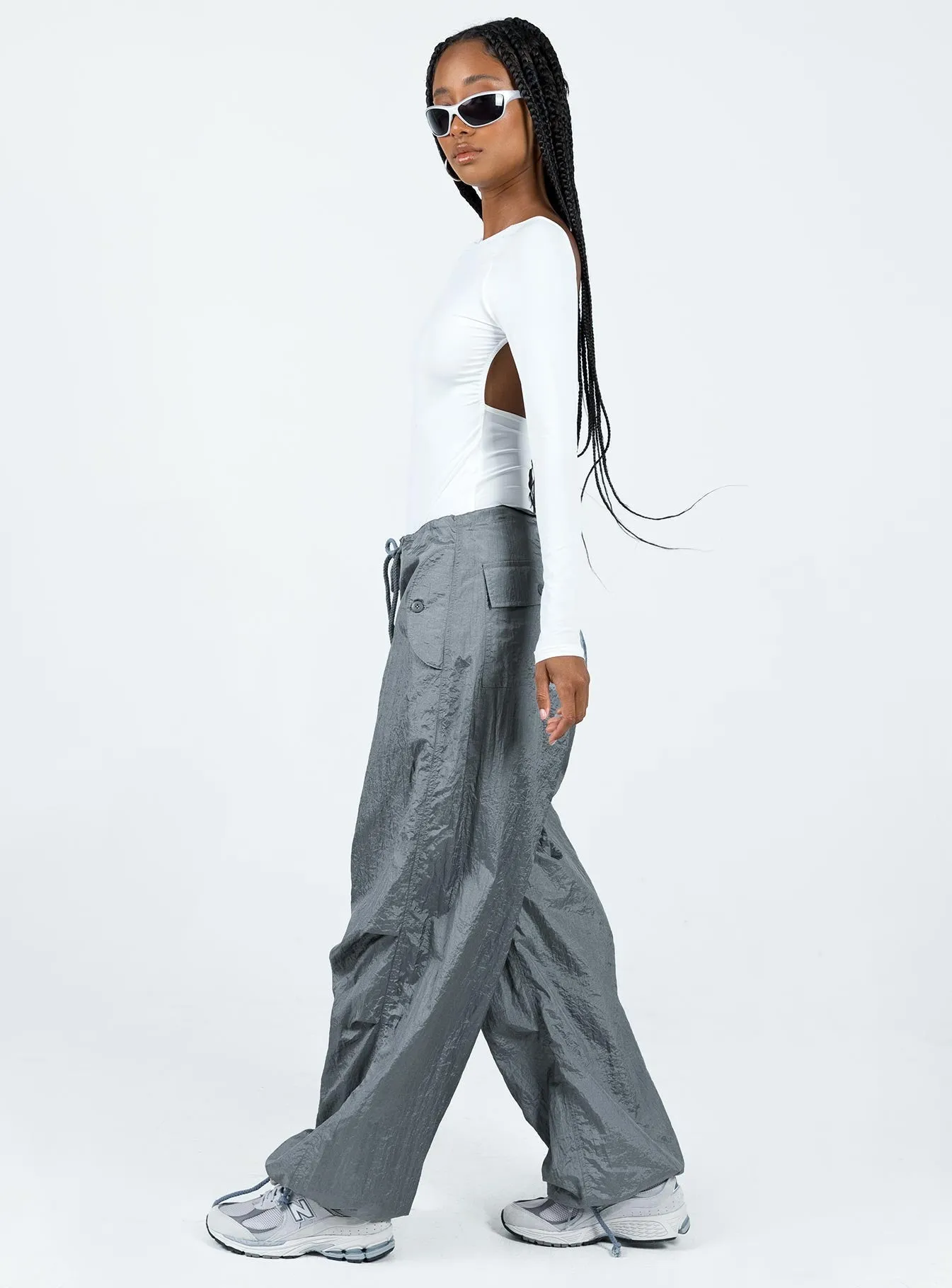 Layer Comfort Motel Chute Trousers Grey