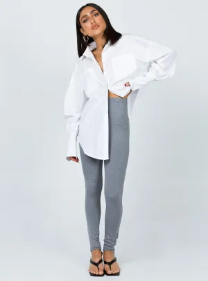 Nolen Leggings Grey Durable Hemming