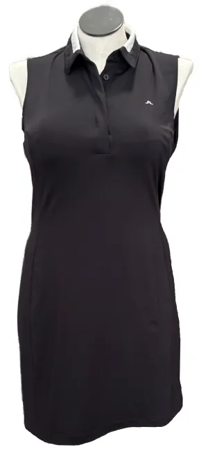 Vibrant Light Mature Glam J.Lindeberg Black Women's Sleeveless Golf Dress Size XL