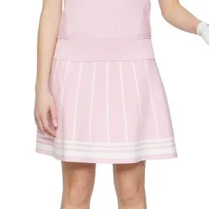Style Moment J.Lindeberg Women's Irma Knitted Golf Skirt - Nosegrey