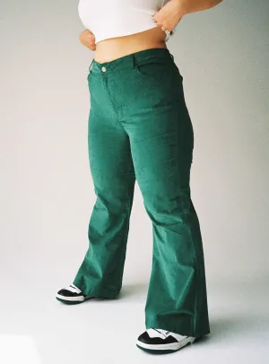 UV Protection MoistureWicking Nadia Pants Green Curve