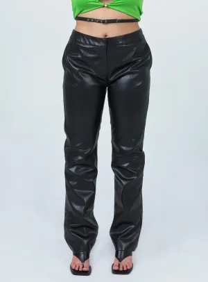 Criss Cross Vegan Pant Black NoiseReducingFabric Flexible Layer Fit