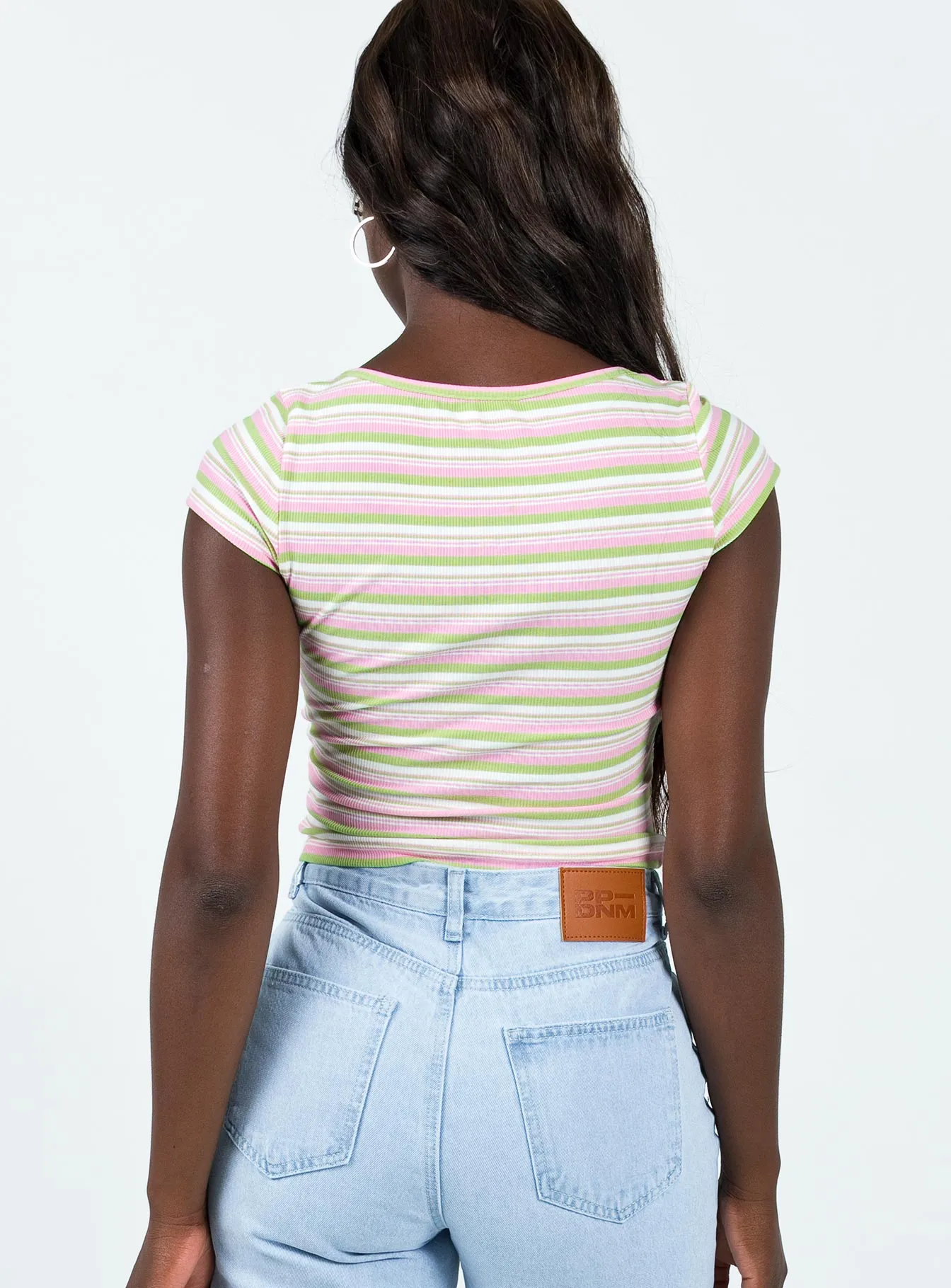 Soft and Lightweight Light Style Trend Hannam Top Multi