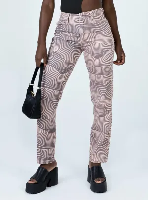 Aryana Straight Leg Jeans Multi No Fuss