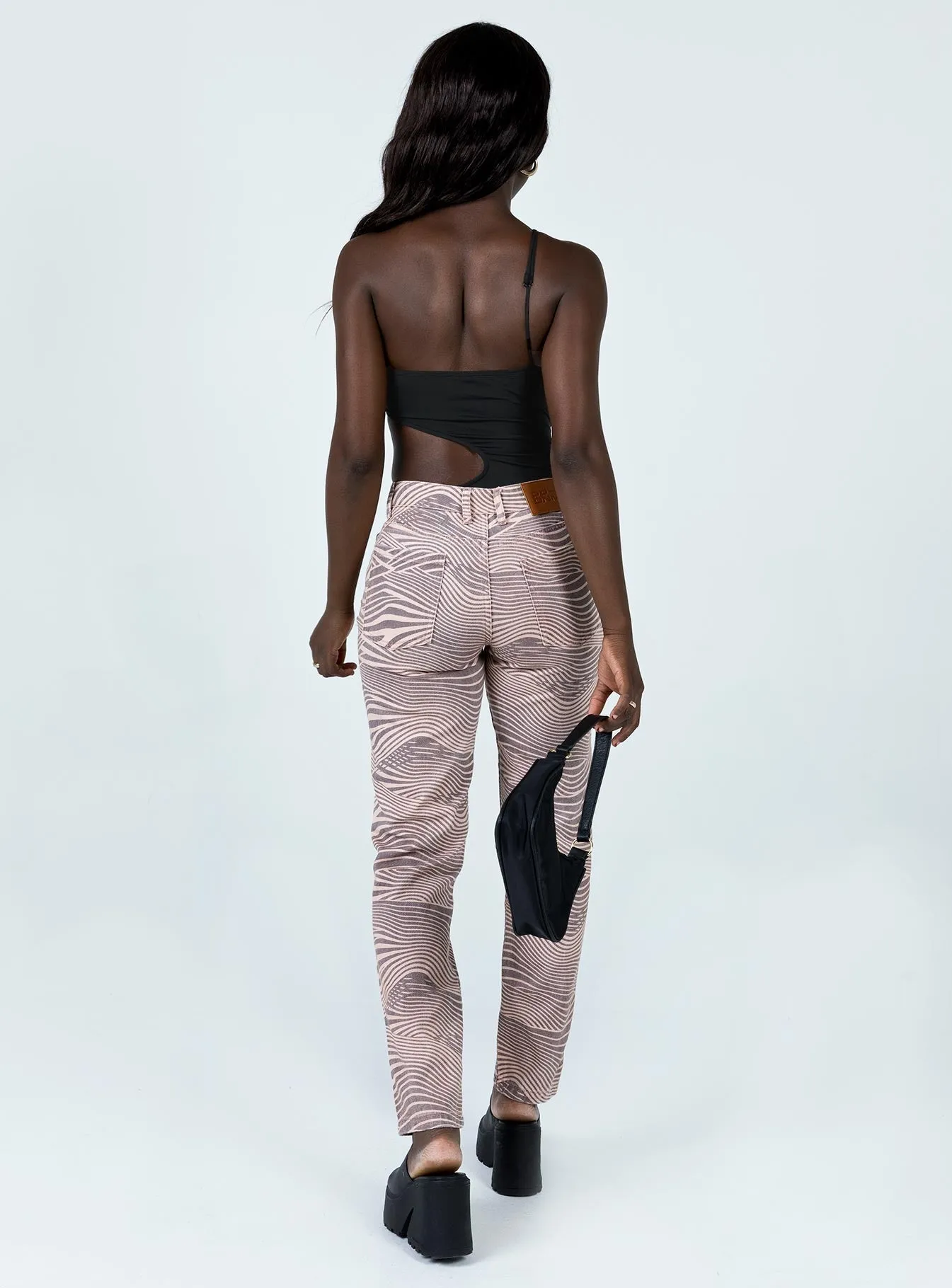 Comfy Vibes Aryana Straight Leg Jeans Multi