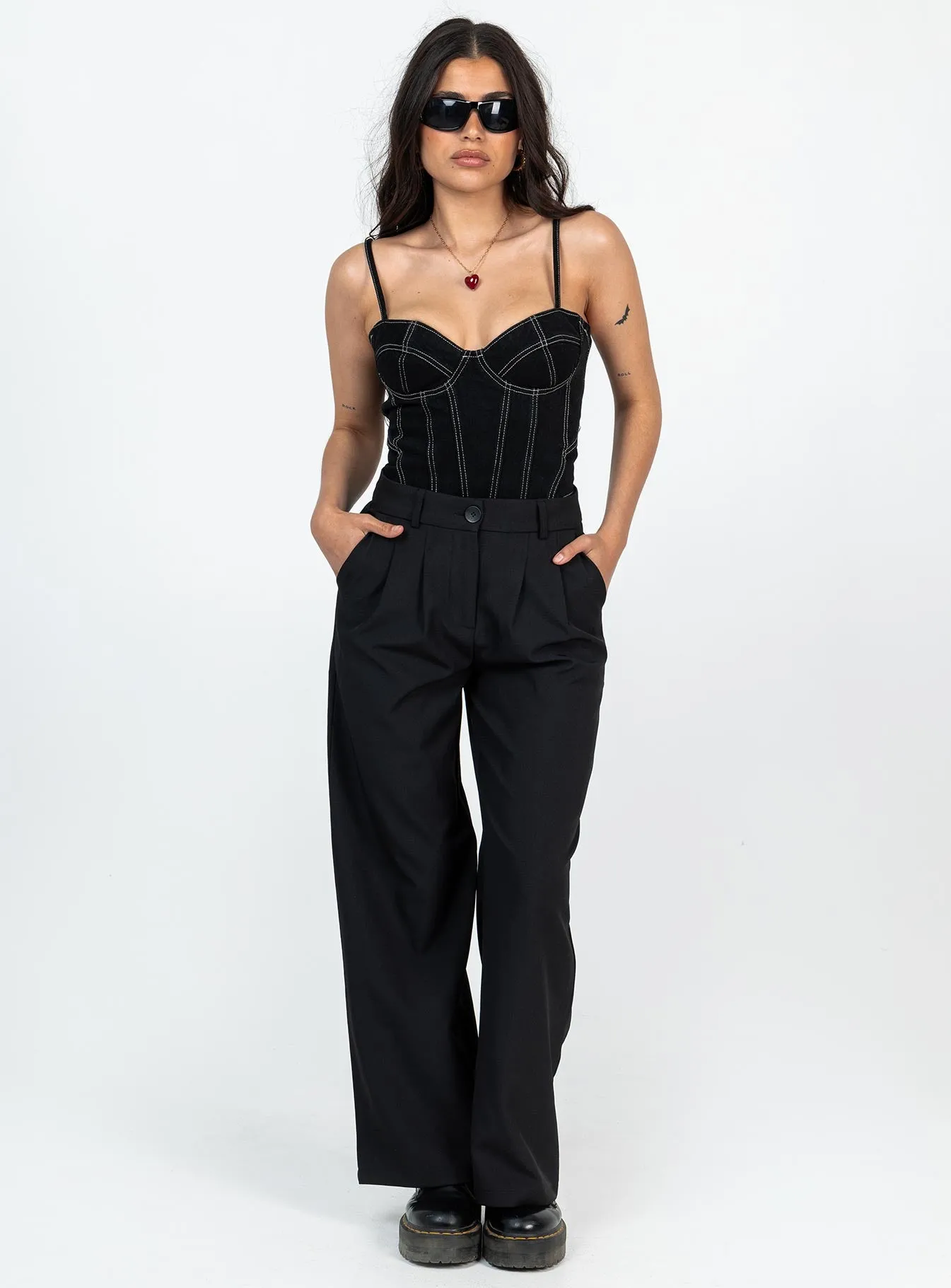 Anti Pilling Archer Pants Black Petite