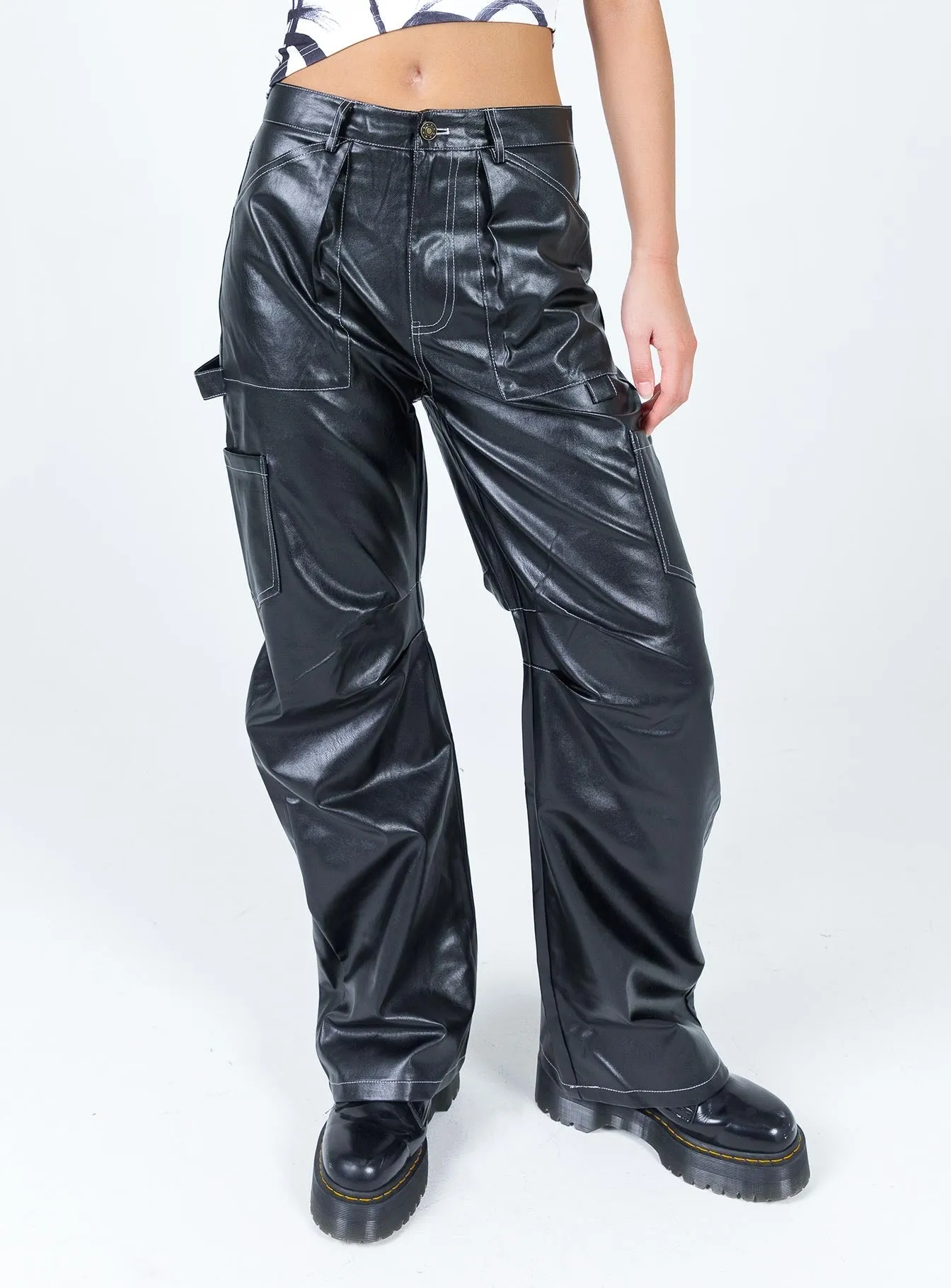 Miami Vice Pants Black Travel Ready LowProfileTopstitching
