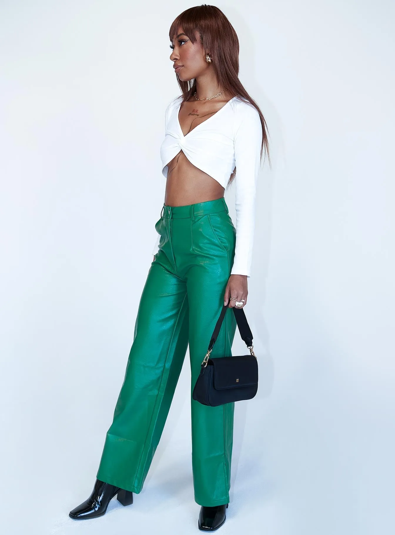 Odor Control Fabric Suki Pants Green