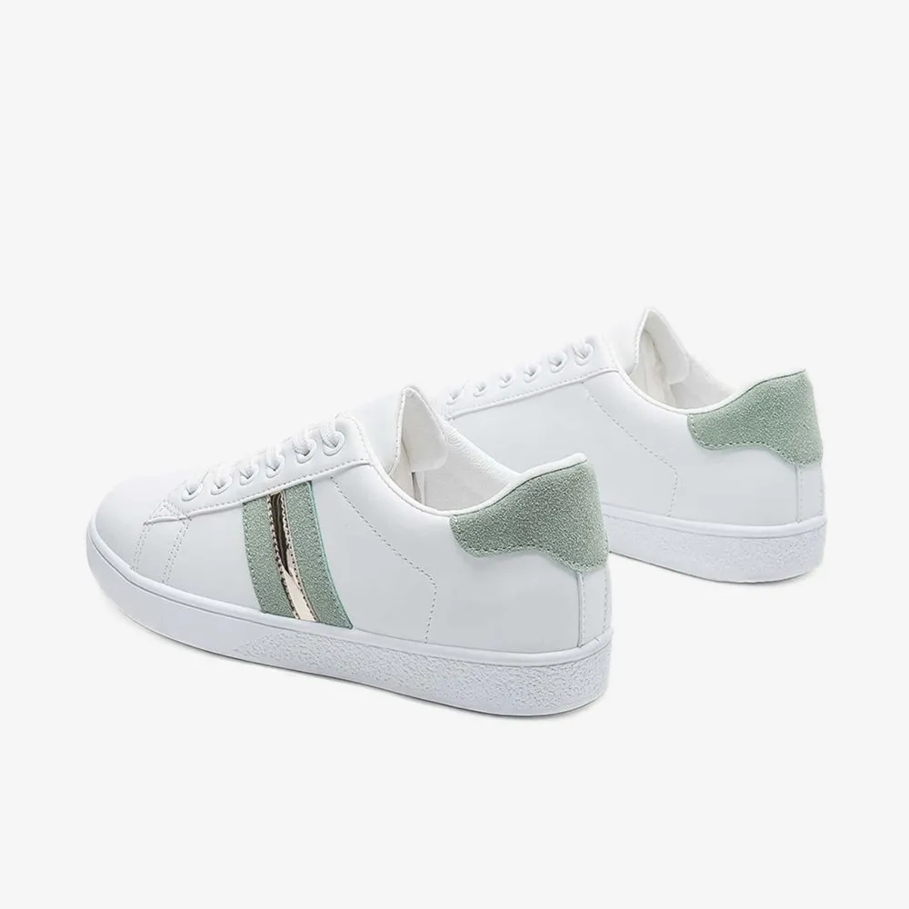 Breathable mesh upper Striped Skate Shoes