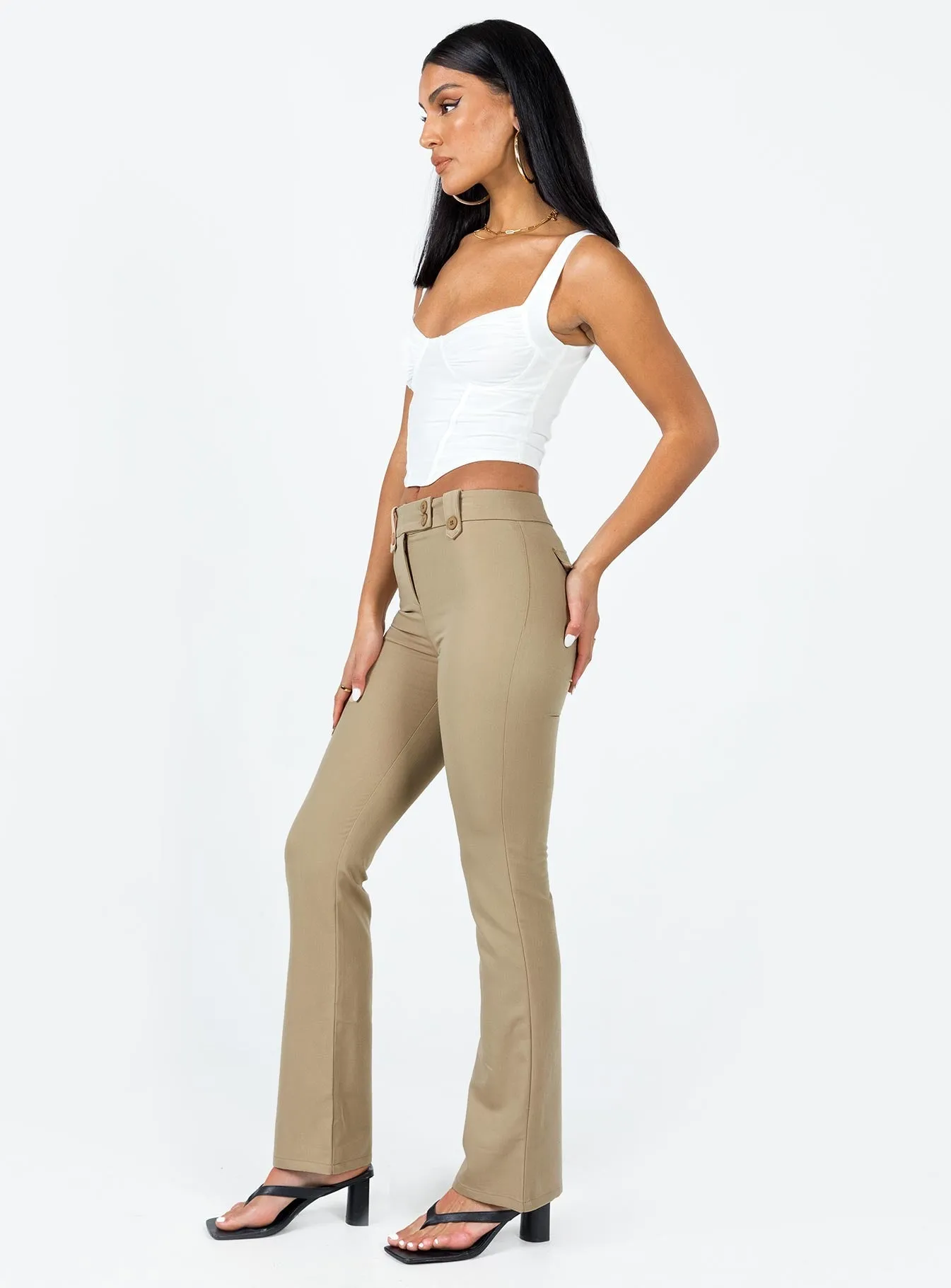 Water Resistant Veronika Pants Beige