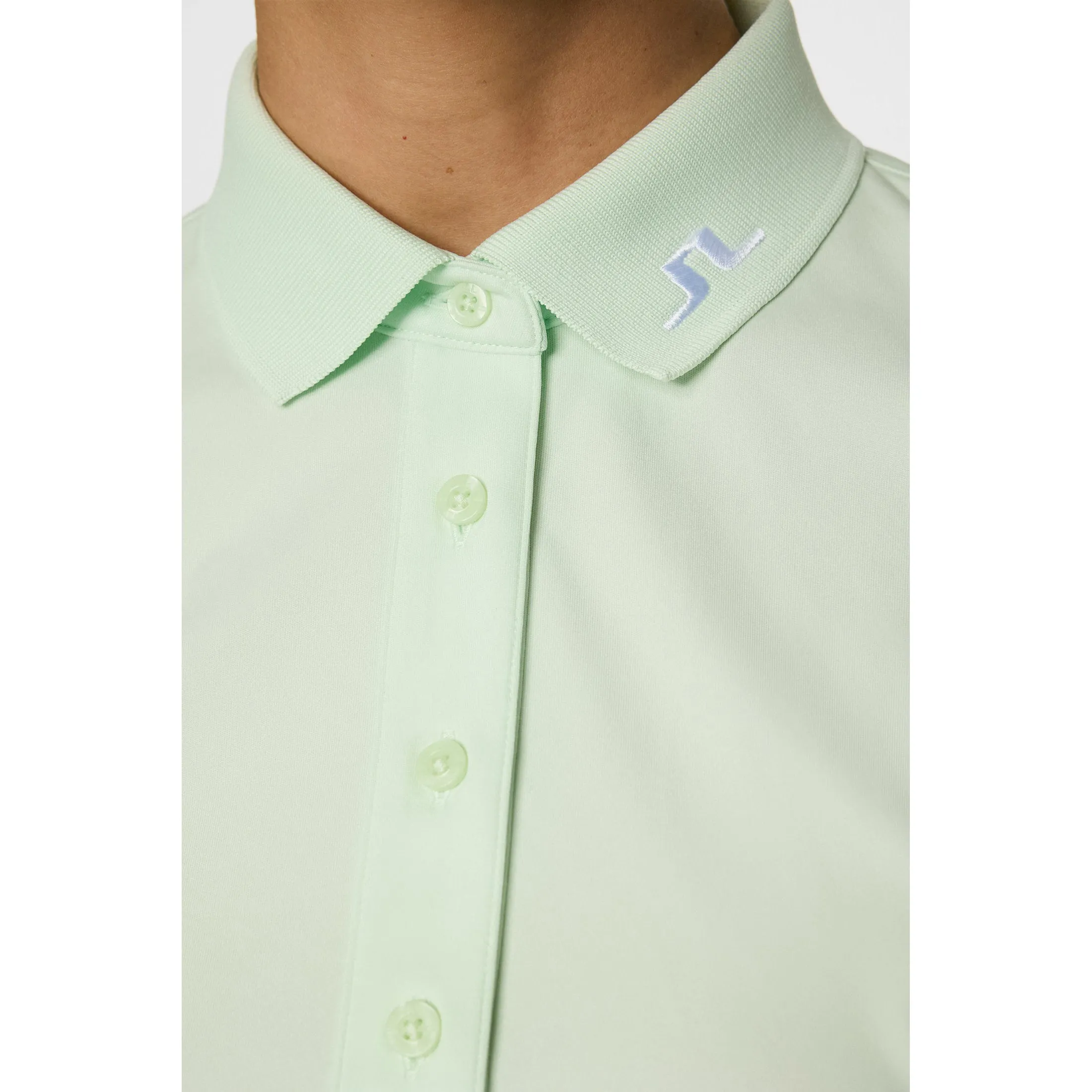 J.Lindeberg Women's Tour Tech Golf Polo Shirt - Ambrosia Sporty Style Modern Outfit