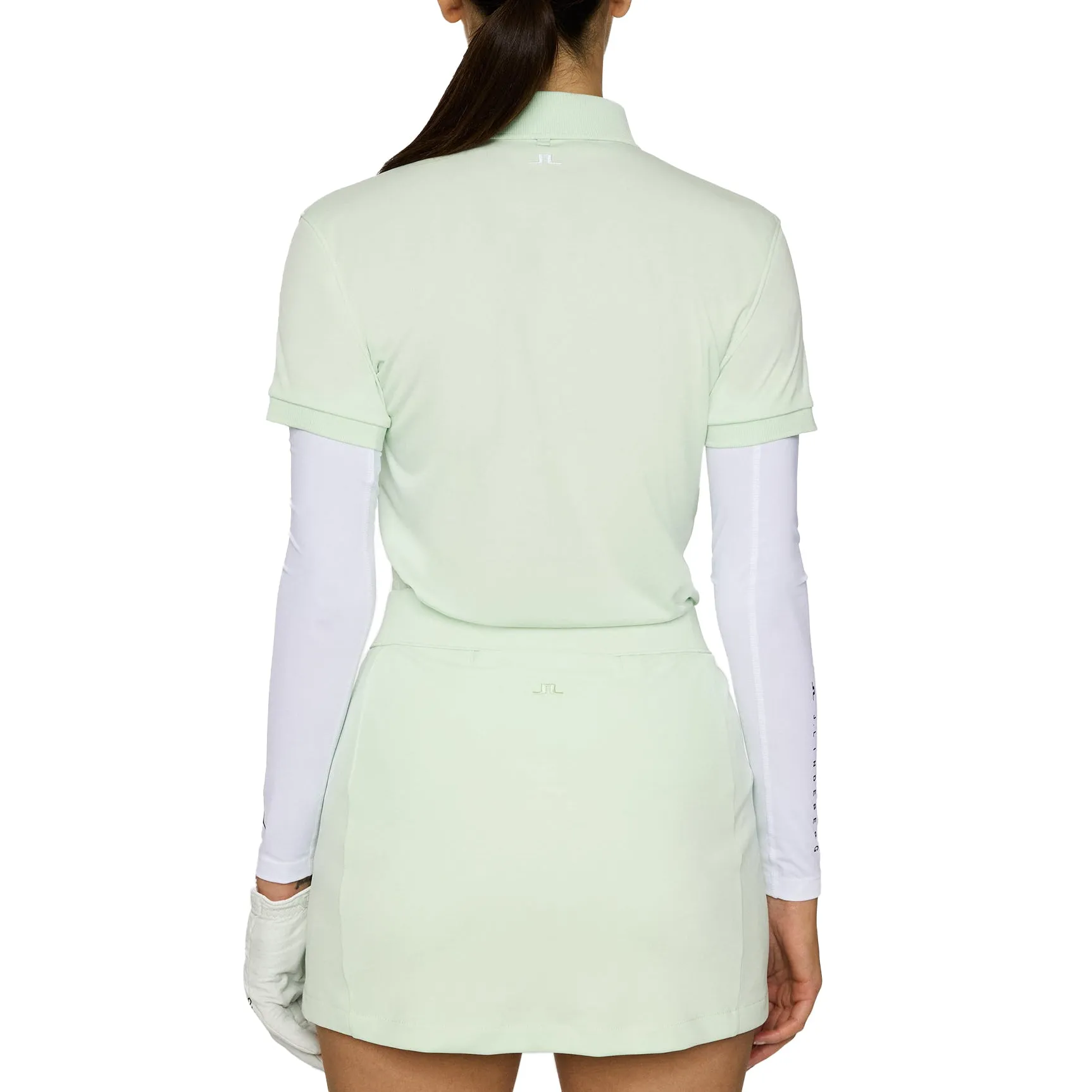 AntiBacterialTreatment J.Lindeberg Women's Tour Tech Golf Polo Shirt - Ambrosia