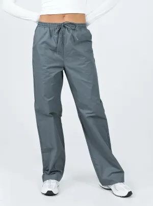 Tumble Pants Slate Rayon drape TailoredSilhouette