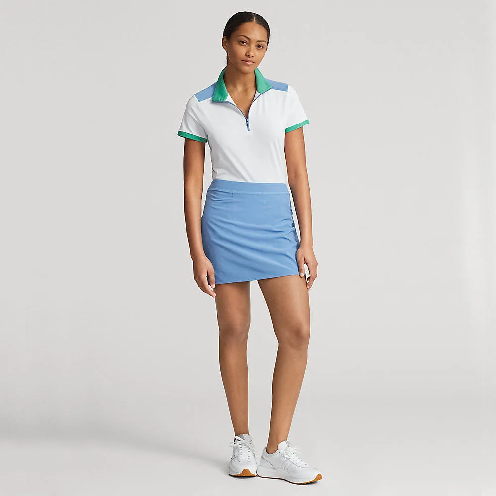Outfit Mood Draped Design RLX Ralph Lauren Women's Pleated Aim Skort 17" - Hatteras Blue