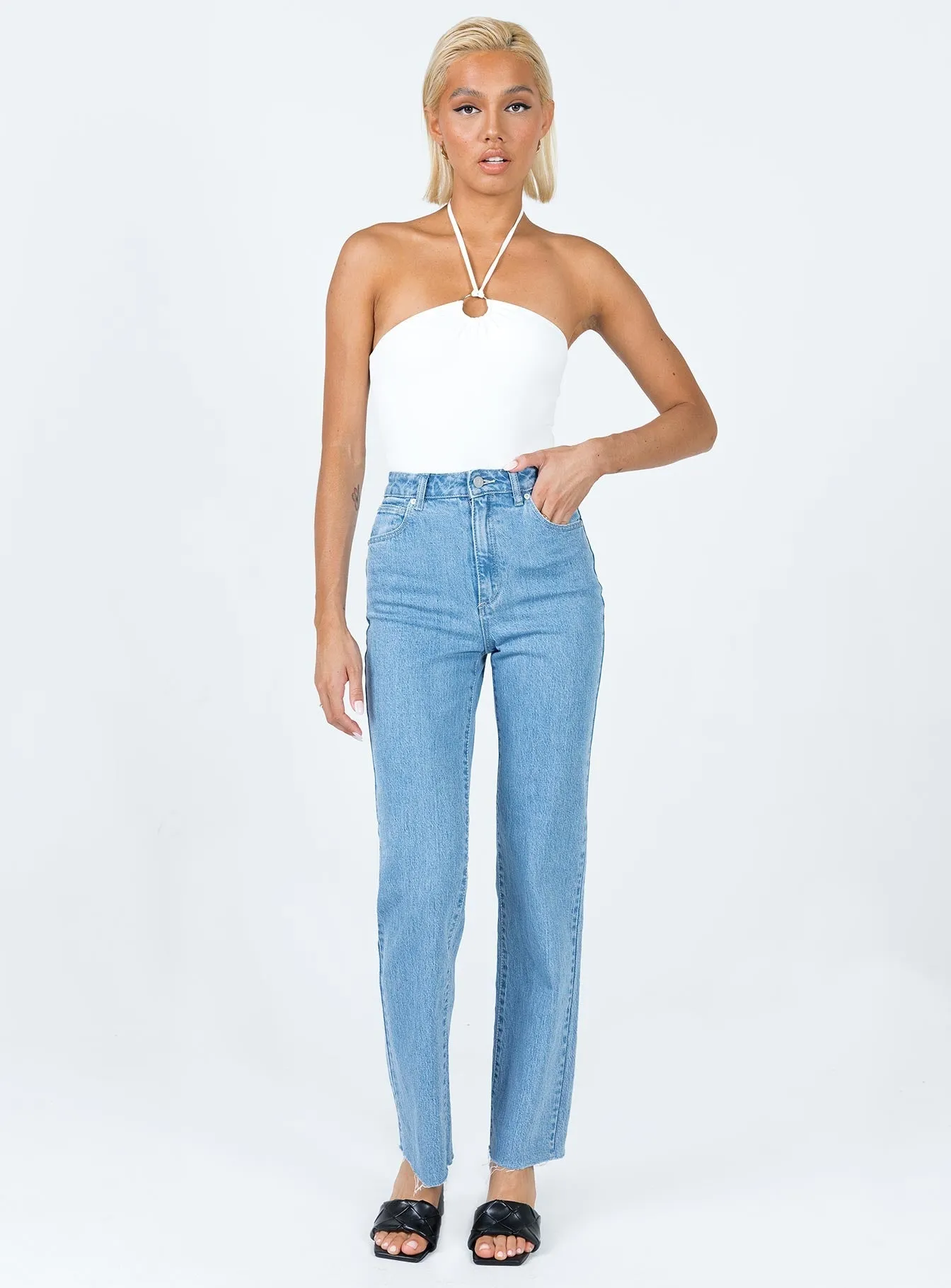 fashion women bodysuit shopping bodysuit Dayton Bodysuit White