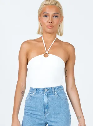 daily bodysuit lightweight bodysuit Dayton Bodysuit White