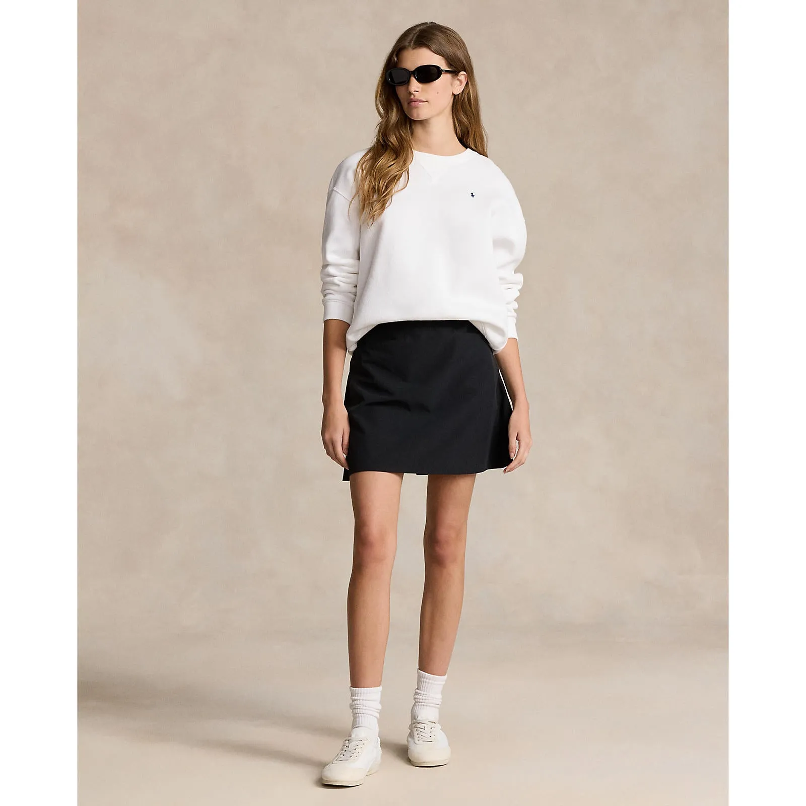 Flow Look Bold Edge RLX Ralph Lauren Women's Performance 17" Pleated Aim Skort - Black