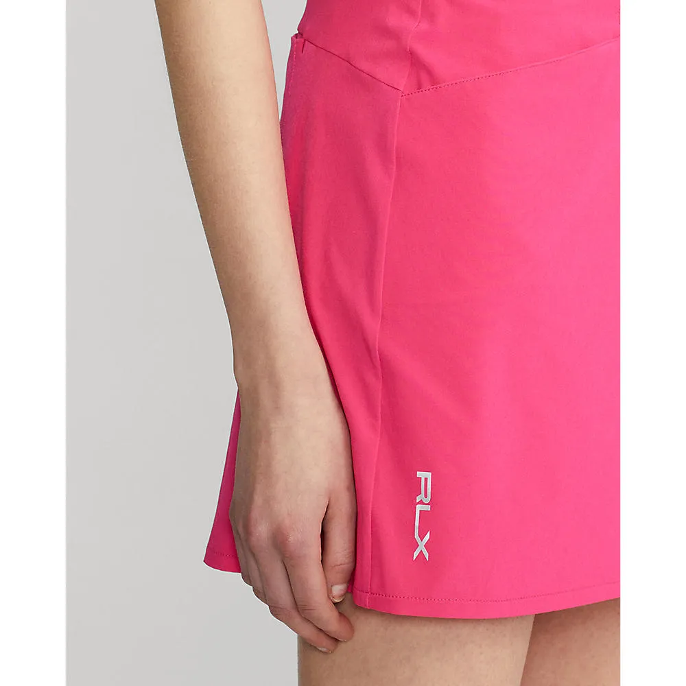 RLX Ralph Lauren Women's Pleated Aim Skort 17" - Bright Pink Maxi length Emerging Designer