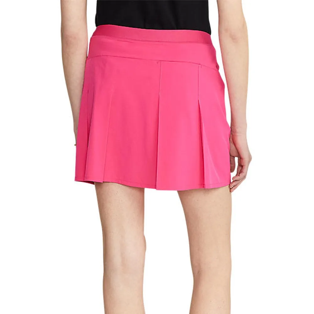 RLX Ralph Lauren Women's Pleated Aim Skort 17" - Bright Pink color block