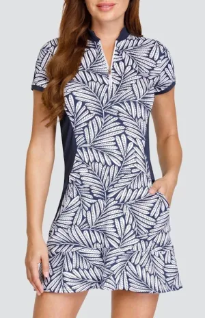 New Tail Activewear Adeline Short Sleeve Golf Dress - Victory Wreath MSP$112 Perfect Style Wear Relax Mode
