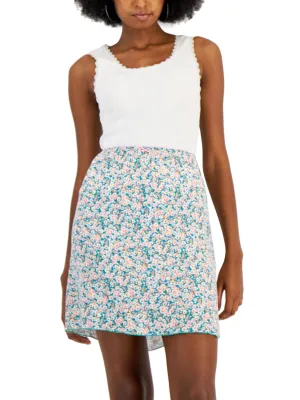 Women's Daisey Printed Skirt,Multi Lightweight texture