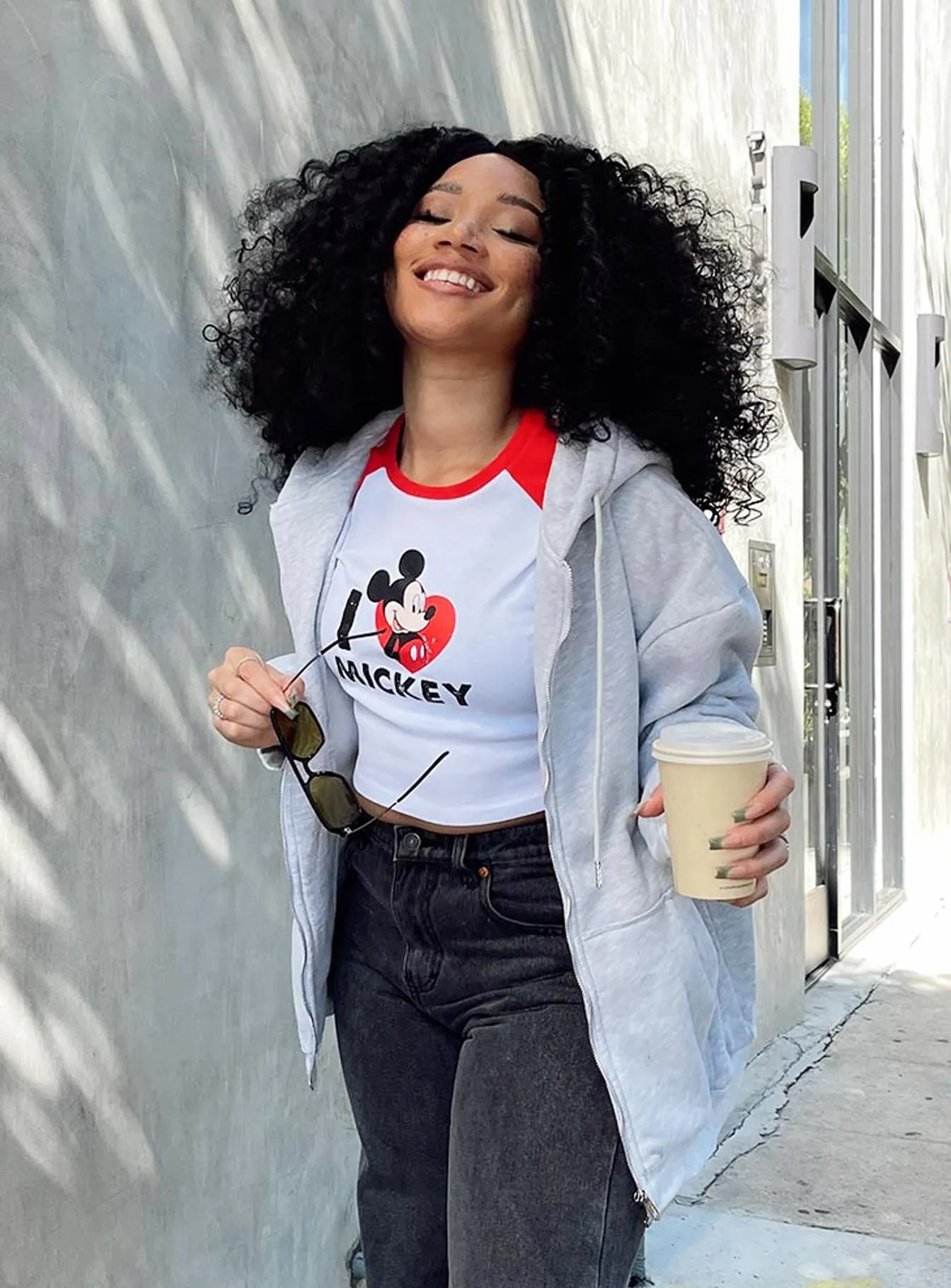 Disney I Love Mickey Tee White / Red Sporty Comfort Wear Seam Free Edging